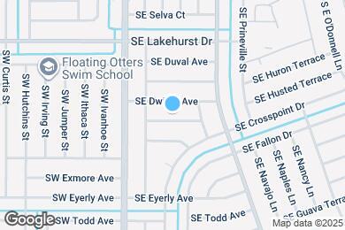 Map image of the property - 161 SE Juper Ave