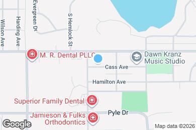 Map image of the property - 828 Cass Ave