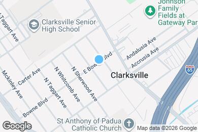 Map image of the property - 212 E Bowne Blvd