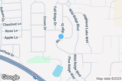 Map image of the property - 1233 River Ridge Dr