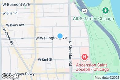 Map image of the property - 433 W Wellington Ave