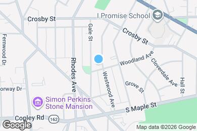 Map image of the property - 182 Westwood Ave