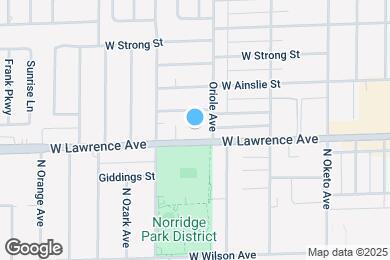 Map image of the property - 7600 W Lawrence Ave