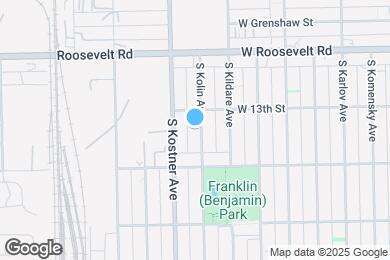 Map image of the property - 1318 S Kolin Ave