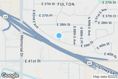 Map image of the property - 4615 S 82nd E Ave