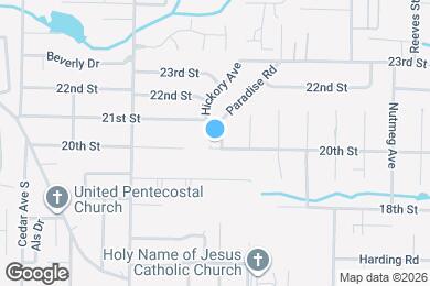 Map image of the property - 414 20th St