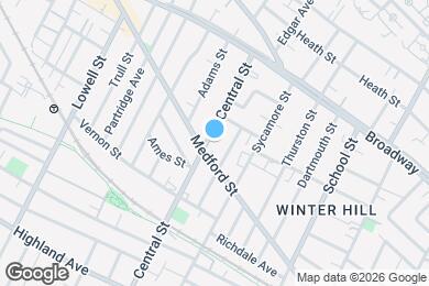 Map image of the property - 151 Central St