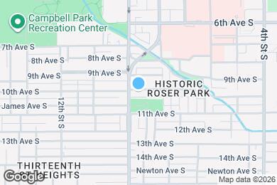 Map image of the property - 878 10th Ave S
