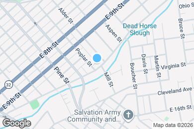 Map image of the property - 1079 Poplar St