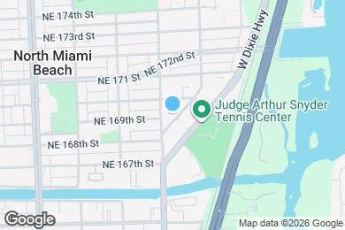 Map image of the property - 16900 NE 23rd Ave