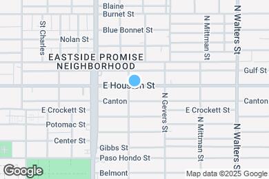 Map image of the property - 2306 E Houston St