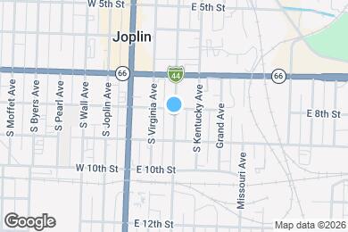 Map image of the property - 816 S Pennsylvania Ave