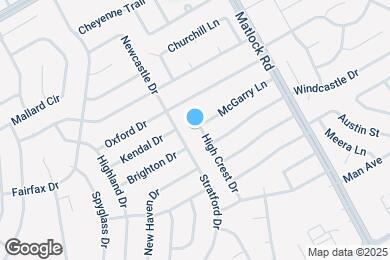 Map image of the property - 1501 High Crest Dr