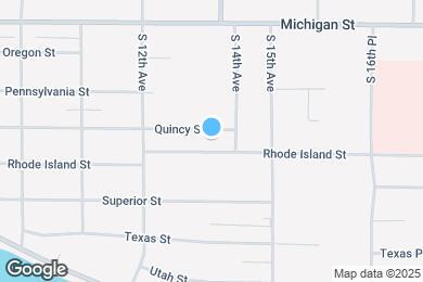 Map image of the property - 1326 Rhode Island St