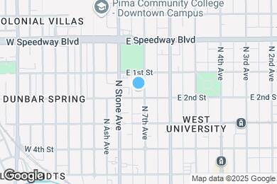 Map image of the property - 909 N 7th Ave