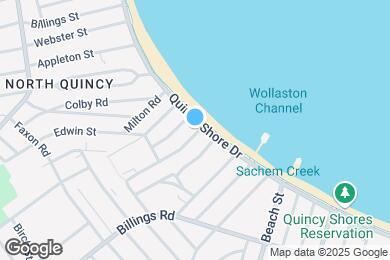 Map image of the property - 593 Quincy Shore Dr