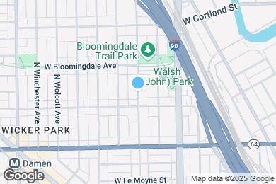 Map image of the property - 1737 N Paulina St