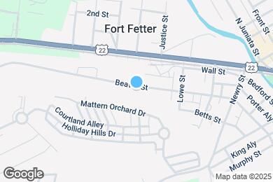 Map image of the property - 735 Beaver St