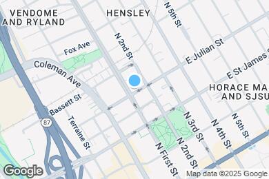 Map image of the property - 1 E Julian St