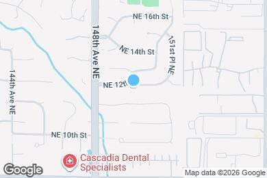 Map image of the property - 15007 NE 12th St