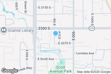 Map image of the property - 3343 S 800 E