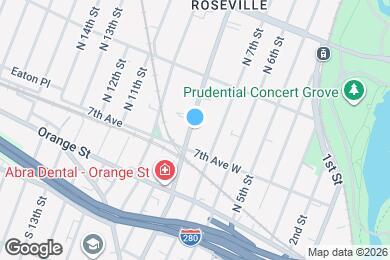Map image of the property - 151 Roseville Ave