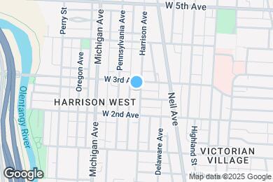 Map image of the property - 1081 Harrison Ave