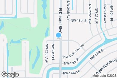 Map image of the property - 1700 El Dorado Blvd N