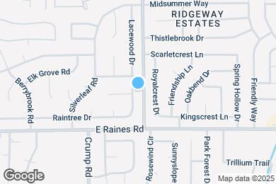 Map image of the property - 4100 Lacewood Dr