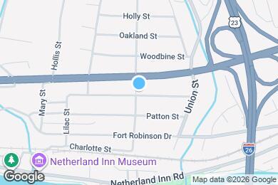 Map image of the property - 401 Amber St