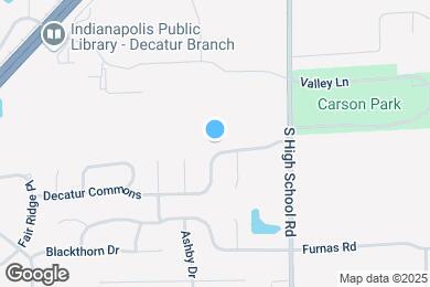 Map image of the property - 6422 Decatur Commons
