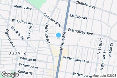 Map image of the property - 1414 W Sparks St