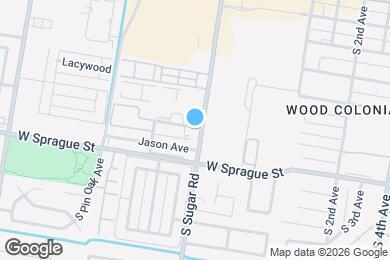 Map image of the property - 506 Peabody Ave