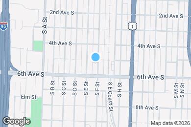 Map image of the property - 507 S F St