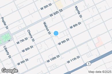 Map image of the property - 453 W 8th St