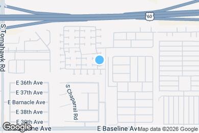 Map image of the property - 2356 E 35th Ave