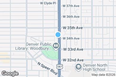 Map image of the property - 3359 N Federal Blvd