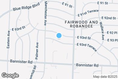 Map image of the property - 8000 E 93rd Terrace