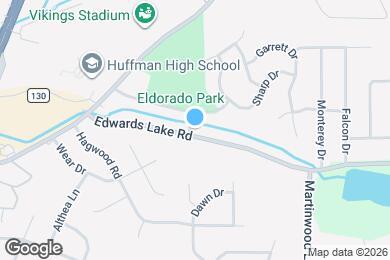 Map image of the property - 1011 Menlo Ln