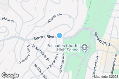 Map image of the property - 15912 W Sunset Blvd