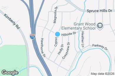 Map image of the property - 2707 Cypress Dr