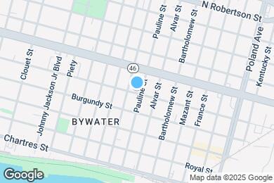 Map image of the property - 3719 N Rampart St