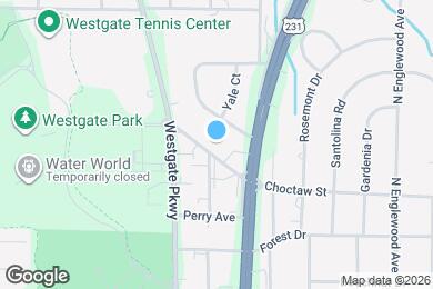 Map image of the property - 2504 Choctaw St