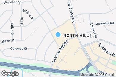 Map image of the property - Lassiter at North Hills