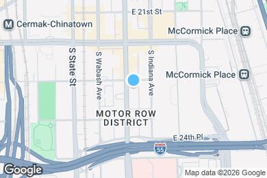 Map image of the property - 2313 S Michigan Ave