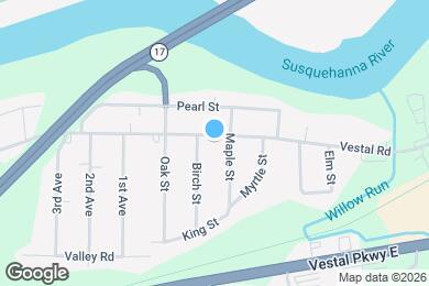 Map image of the property - 1808 Vestal Rd