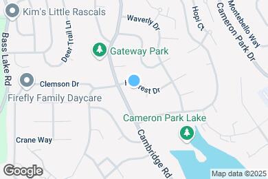 Map image of the property - 2701 Hillcrest Dr
