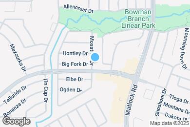 Map image of the property - 8009 Mosstree Dr