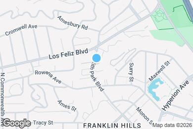 Map image of the property - 3314 Griffith Park Blvd