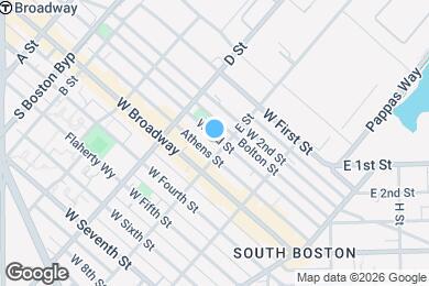 Map image of the property - 239 W 3rd St